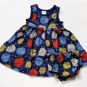 Hanna Andersson Baby Girl Dress & Bloomer Set 2T 85 cm